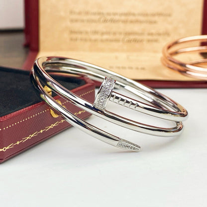 [⭐Shinejoy]JUSTE BRACELET 3.5MM DOUBLE ROW DIAMOND