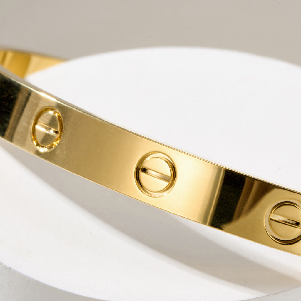 [⭐Shinejoy]LOVE BRACELET 6.1MM OPEN CUFF