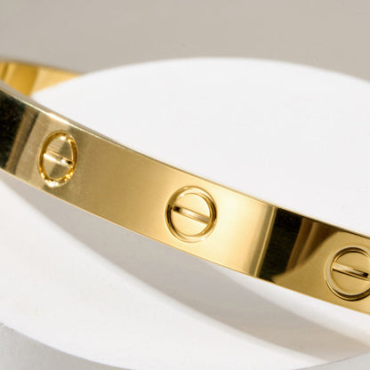 [⭐Shinejoy]LOVE BRACELET 6.1MM OPEN CUFF