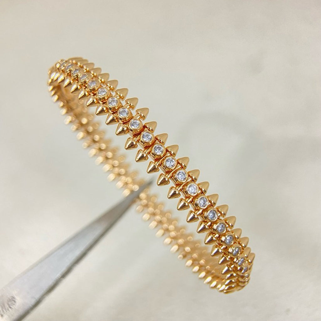 [⭐Shinejoy]CLASH  BRACELET 8MM DIAMONDS