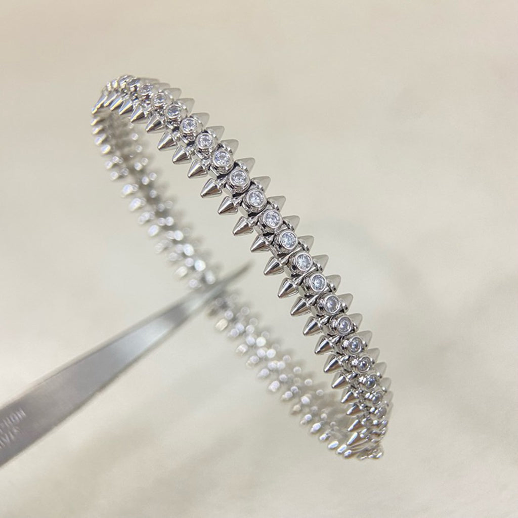 [⭐Shinejoy]CLASH  BRACELET 8MM DIAMONDS