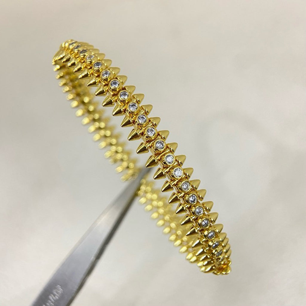 [⭐Shinejoy]CLASH  BRACELET 8MM DIAMONDS