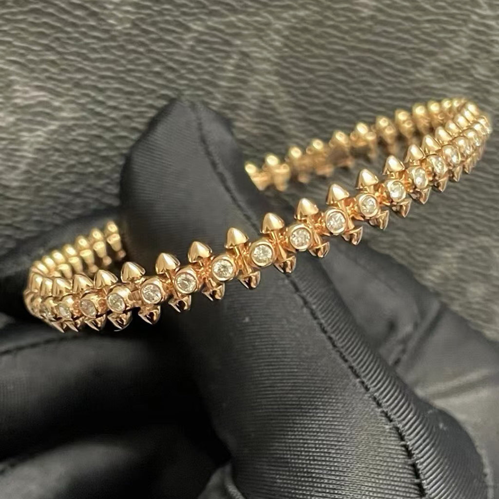 [⭐Shinejoy]CLASH  BRACELET 8MM DIAMONDS
