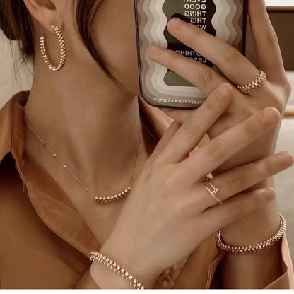 [⭐Shinejoy]CLASH  BRACELET 8MM DIAMONDS