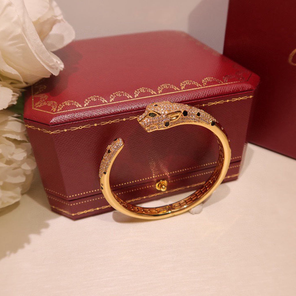 [⭐Shinejoy]PANTHERE BIG BRACELET DIAMONDS