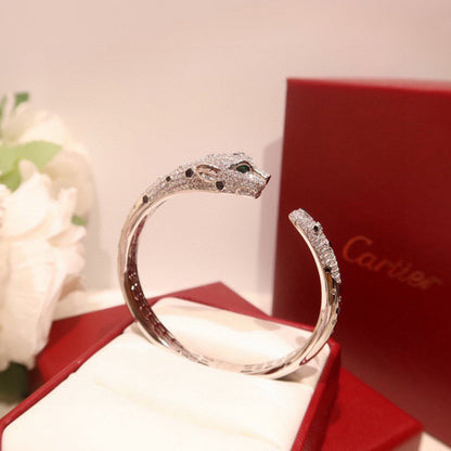 [⭐Shinejoy]PANTHERE BIG BRACELET DIAMONDS