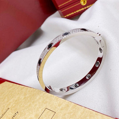 [⭐Shinejoy]LOVE BRACELET 6.1MM DIAMOND-PAVED CERAMIC