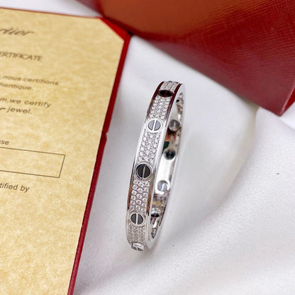 [⭐Shinejoy]LOVE BRACELET 6.1MM DIAMOND-PAVED CERAMIC