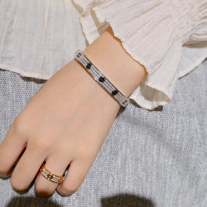 [⭐Shinejoy]LOVE BRACELET 6.1MM DIAMOND-PAVED CERAMIC