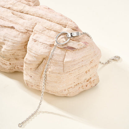 [⭐Shinejoy]LOVE BRACELET DOUBLE RING