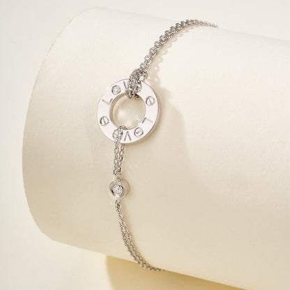 [⭐Shinejoy]LOVE BRACELET 2 DIAMOND