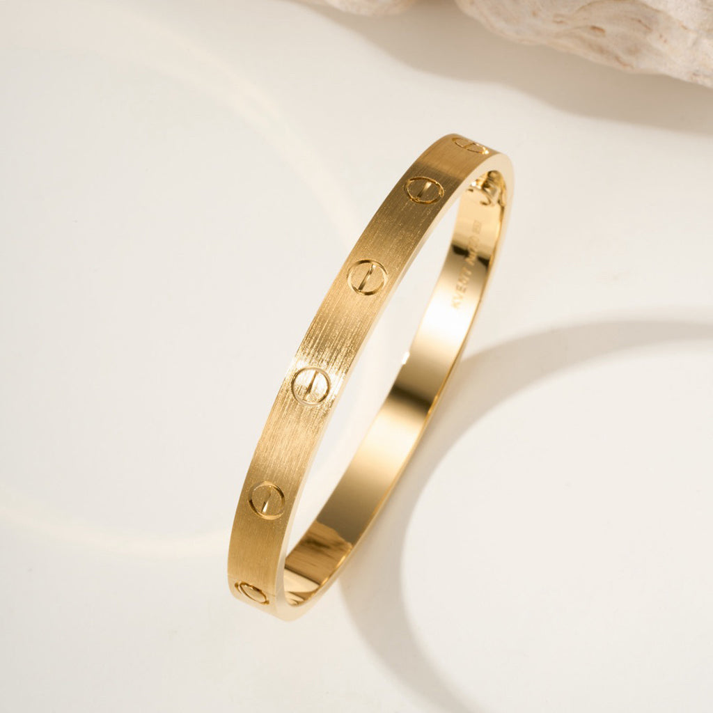 [⭐Shinejoy]LOVE BRACELET 6.1MM BRUSHED