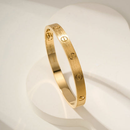 [⭐Shinejoy]LOVE BRACELET 6.1MM BRUSHED