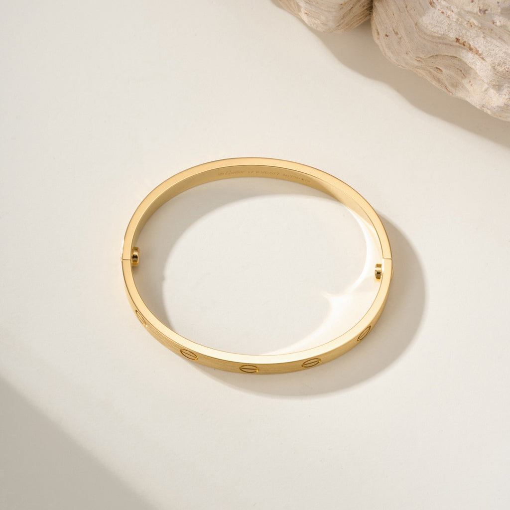 [⭐Shinejoy]LOVE BRACELET 6.1MM BRUSHED