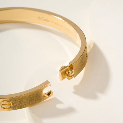 [⭐Shinejoy]LOVE BRACELET 6.1MM BRUSHED
