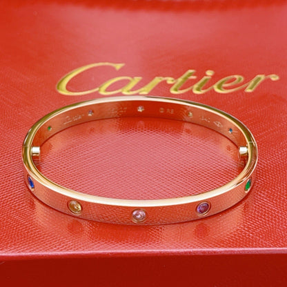[⭐Shinejoy] 2026 RAINBOW LOVE BRACELET 6.1MM  10 DIAMONDS