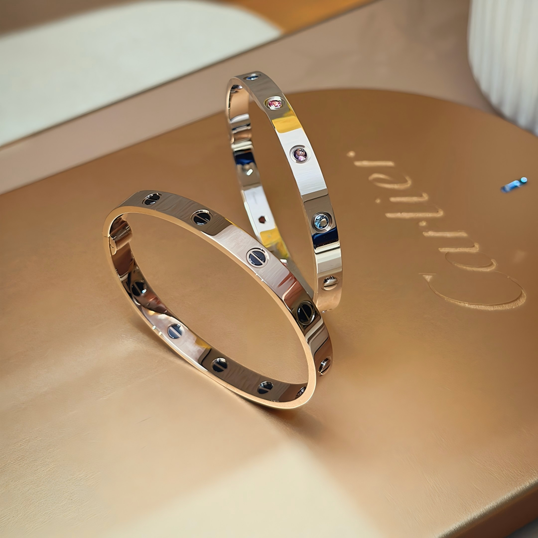 [⭐Shinejoy] 2026 RAINBOW LOVE BRACELET 6.1MM  10 DIAMONDS