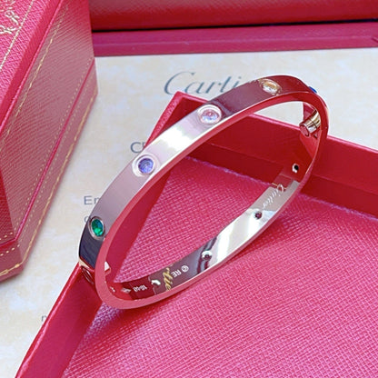 [⭐Shinejoy] 2026 RAINBOW LOVE BRACELET 6.1MM  10 DIAMONDS