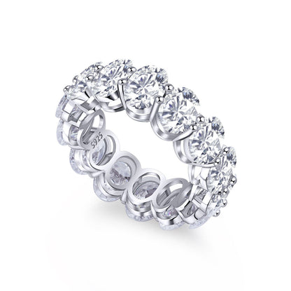 [Shinejoy Jewelry]Dainty Elongated Cushion Cut Tennis Ring