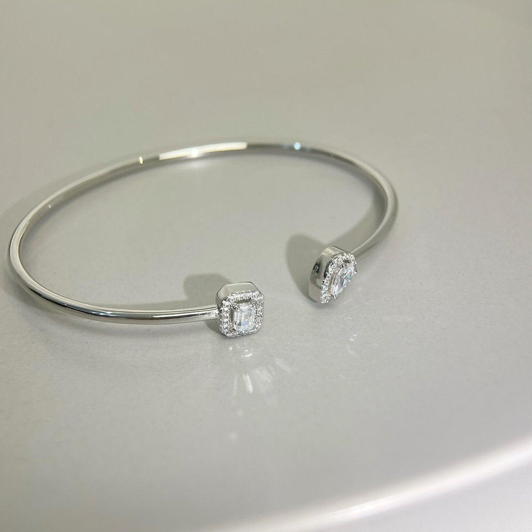 [⭐Shinejoy]JONC FLEX MY TWIN TOI & MOI SILVER DIAMOND BRACELET