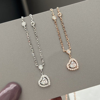 [⭐Shinejoy]JOY HEART DIAMOND NECKLACE
