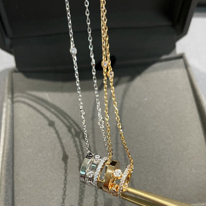[⭐Shinejoy]CHAIN MOVE ROMANE PEDAND NECKLACE
