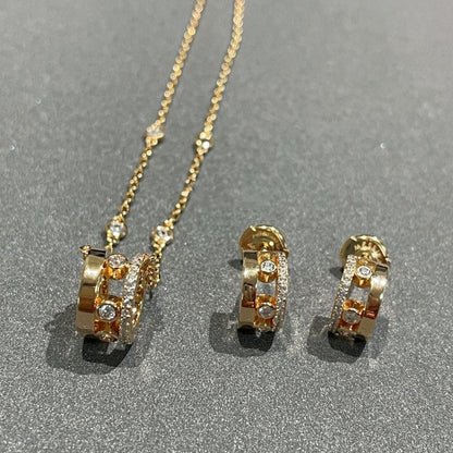 [⭐Shinejoy]CHAIN MOVE ROMANE PEDAND NECKLACE