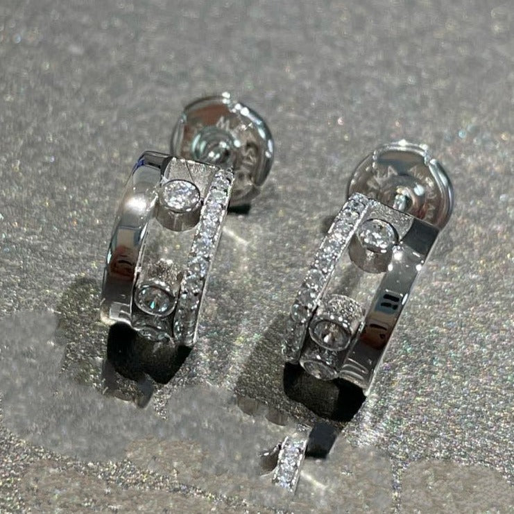 [⭐Shinejoy]MOVE ROMANE EARRINGS DIAMOND