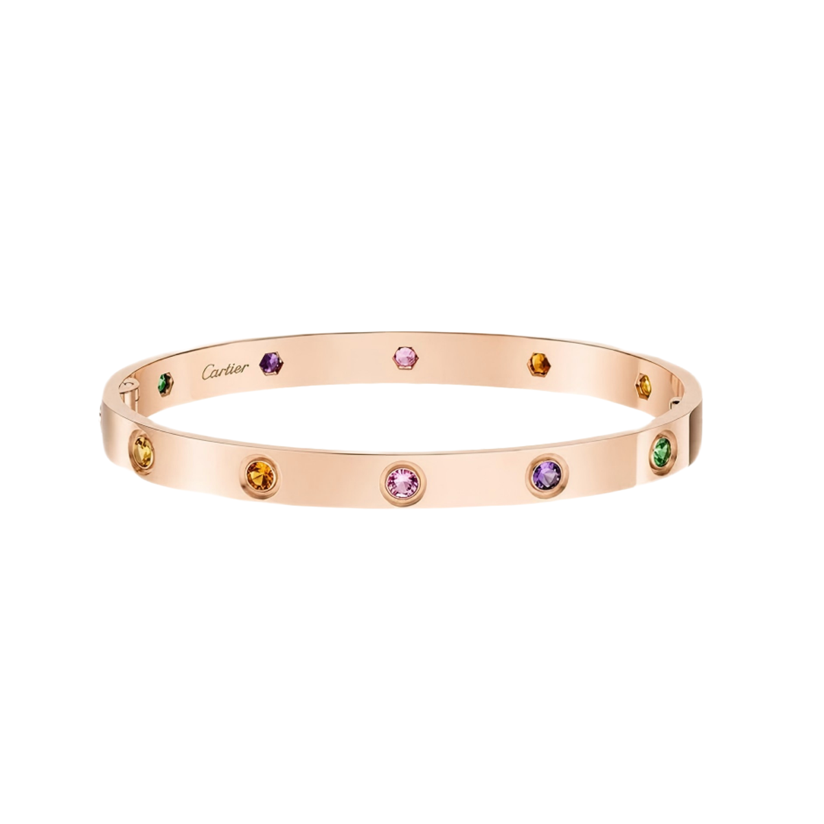 [⭐Shinejoy] 2026 RAINBOW LOVE BRACELET 6.1MM  10 DIAMONDS
