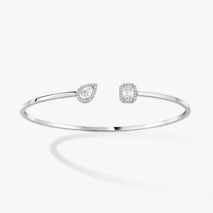 [⭐Shinejoy]JONC FLEX MY TWIN TOI & MOI SILVER DIAMOND BRACELET