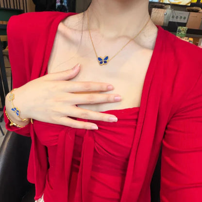 [⭐Shinejoy]  2026 NEW LUCKY BUTTERFLY 1 MOTIFS NECKLACE