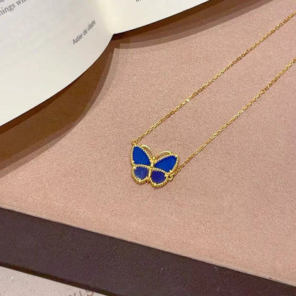 [⭐Shinejoy]  2026 NEW LUCKY BUTTERFLY 1 MOTIFS NECKLACE