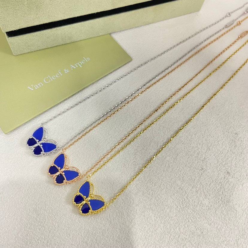 [⭐Shinejoy]  2026 NEW LUCKY BUTTERFLY 1 MOTIFS NECKLACE