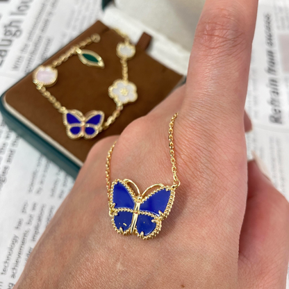 [⭐Shinejoy]  2026 NEW LUCKY BUTTERFLY 1 MOTIFS NECKLACE