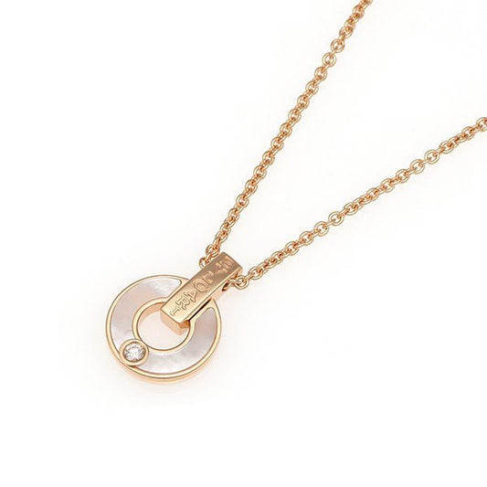 [⭐Shinejoy]GARI NECKLACE PINK GOLD MOP