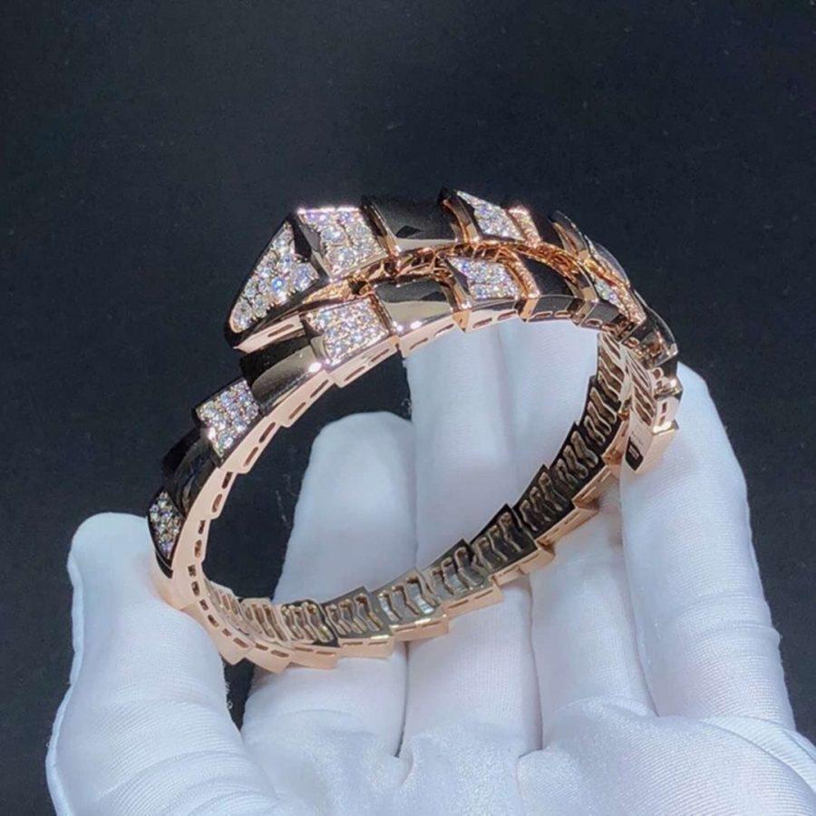 [⭐Shinejoy]SERPENTI BRACELET PINK GOLD DIAMOND