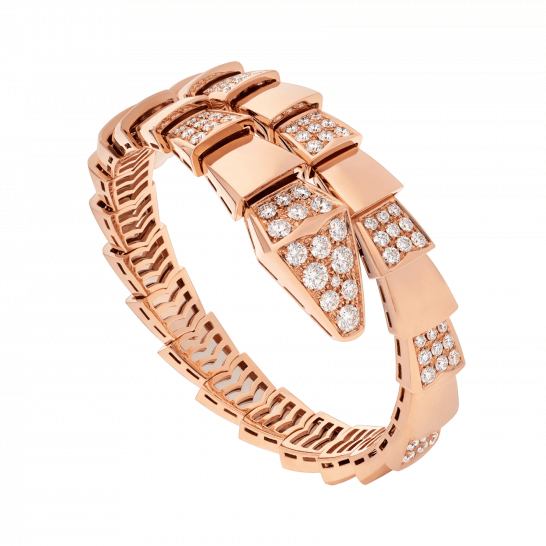 [⭐Shinejoy]SERPENTI BRACELET PINK GOLD DIAMOND