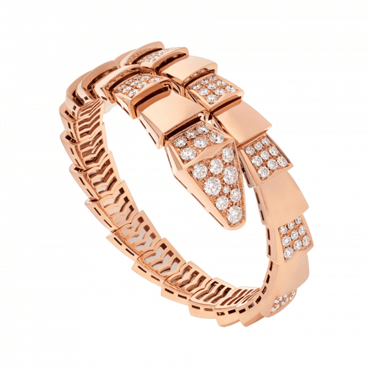 [⭐Shinejoy]SERPENTI BRACELET PINK GOLD DIAMOND