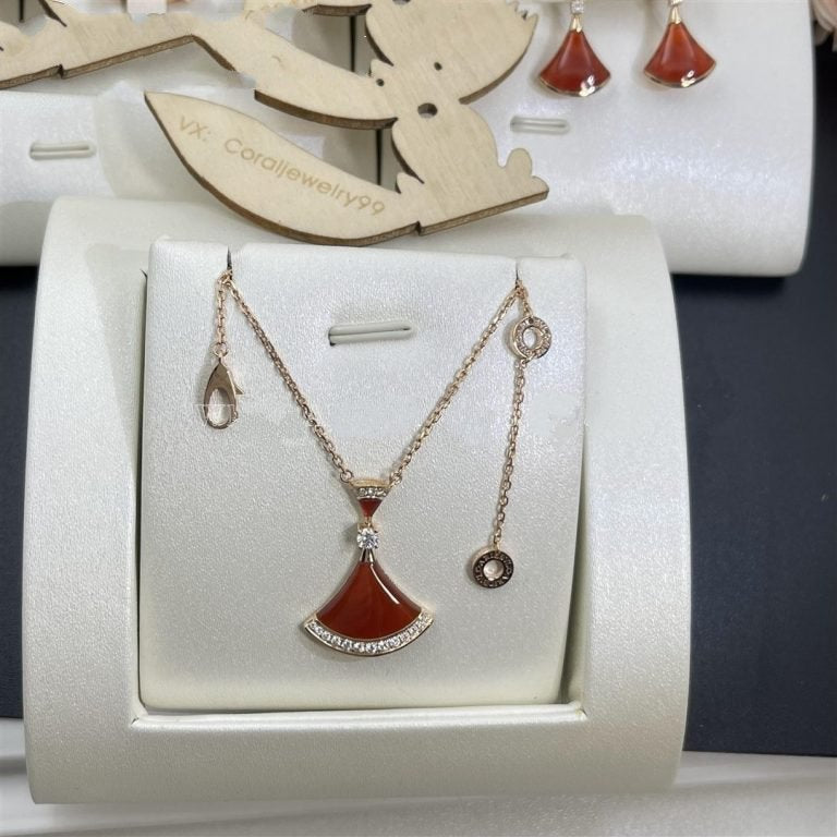 [⭐Shinejoy]DREAM NECKLACE CARNELIAN DIAMOND