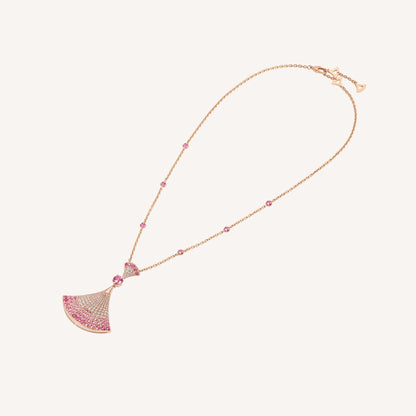 [⭐Shinejoy]DREAM NECKLACK DIAMOND PINK GOLD