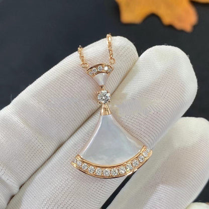 [⭐Shinejoy]DREAM NECKLACE MOP PINK GOLD DIAMOND