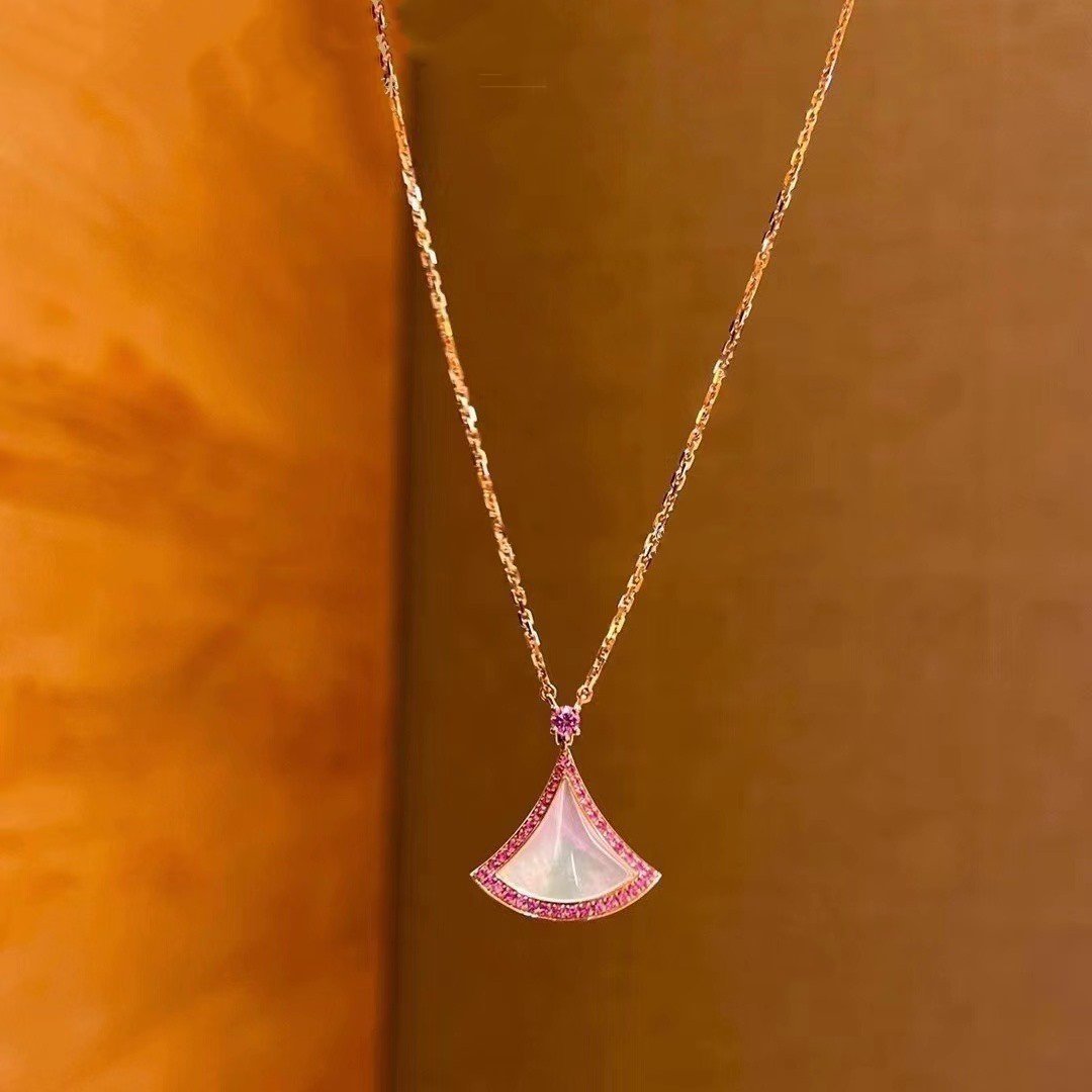 [⭐Shinejoy]DREAM NECKLACE MOP DIAMOND PINK
