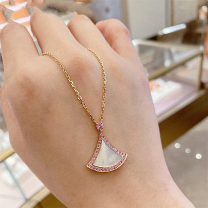 [⭐Shinejoy]DREAM NECKLACE MOP DIAMOND PINK