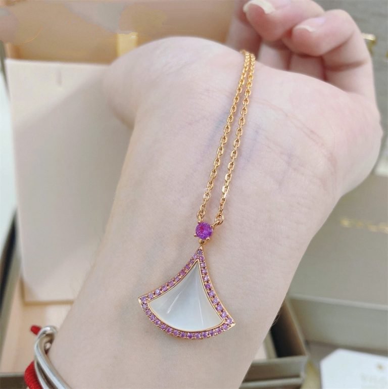 [⭐Shinejoy]DREAM NECKLACE MOP DIAMOND PINK