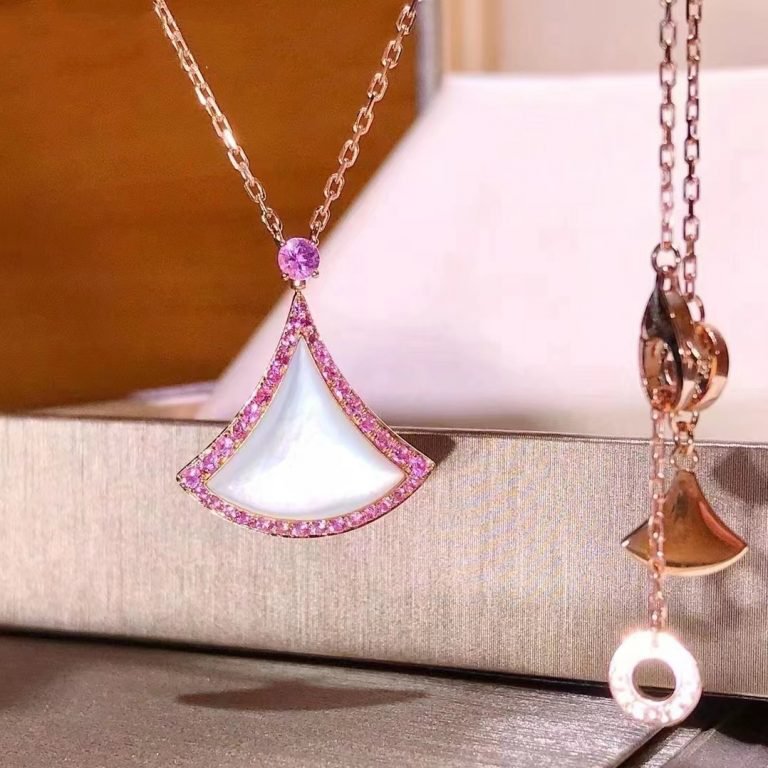 [⭐Shinejoy]DREAM NECKLACE MOP DIAMOND PINK