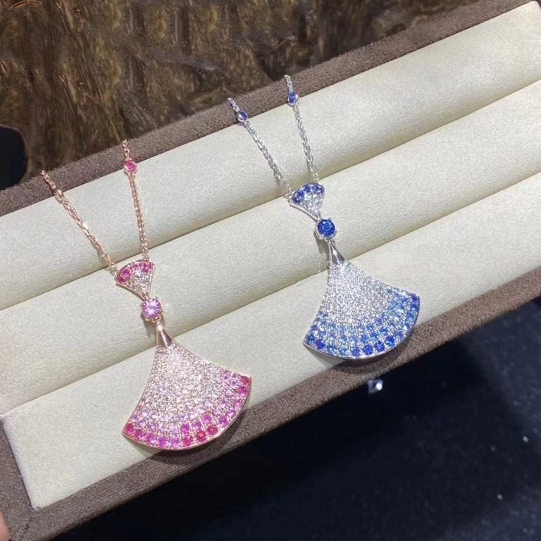 [⭐Shinejoy]DREAM NECKLACK DIAMOND PINK GOLD