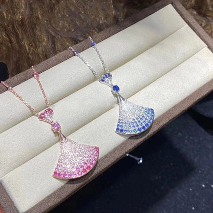 [⭐Shinejoy]DREAM NECKLACK DIAMOND PINK GOLD