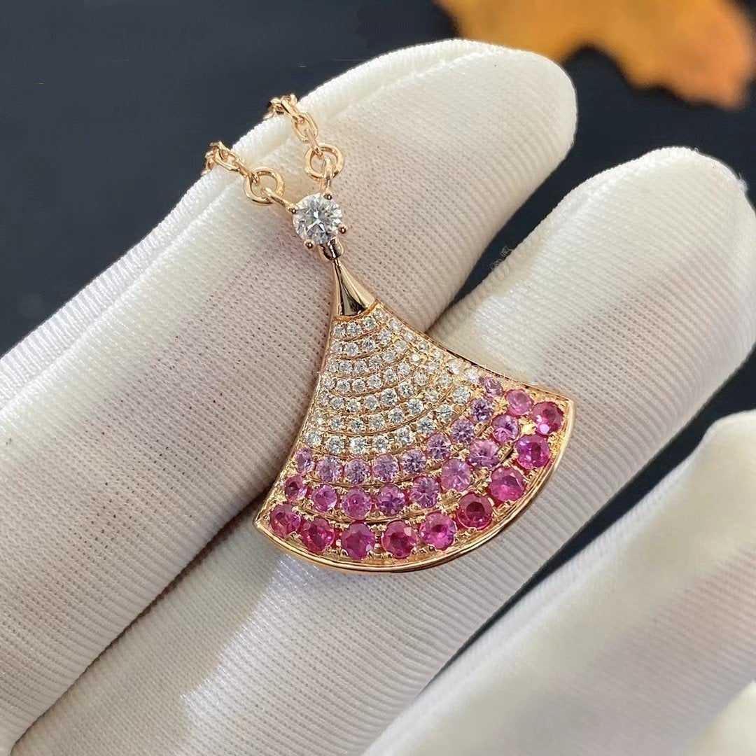 [⭐Shinejoy]DREAM NECKLACE PINK GOLD PINK DIAMOND