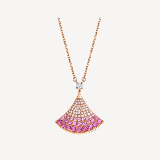 [⭐Shinejoy]DREAM NECKLACE PINK GOLD PINK DIAMOND