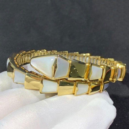 [⭐Shinejoy]SERPENTI BRACELET MOP GOLD